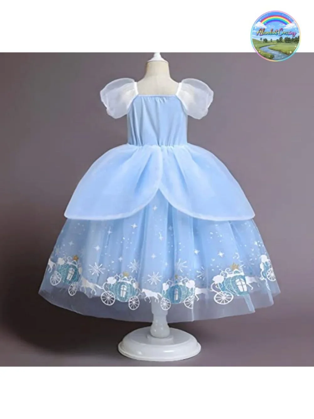Girls Princess Dress Up Costume Butterfly Tulle Dress Accessories Cosplay